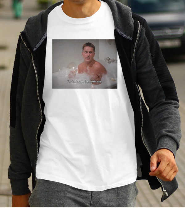 I've Had A Very Long Hard Day Friends Chandler Bing Retro Grunge Aesthetic T-Shirt
