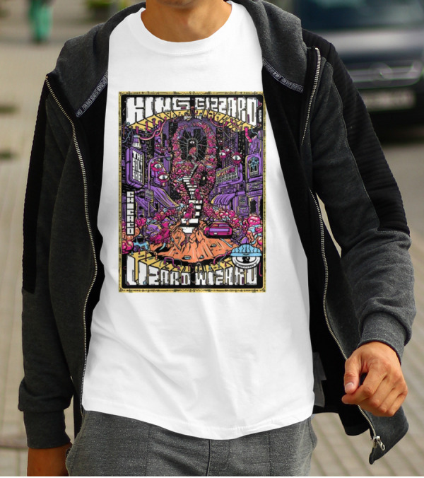 King Gizzard And The Lizard Wizard Chicago The Salt Shed T-Shirt
