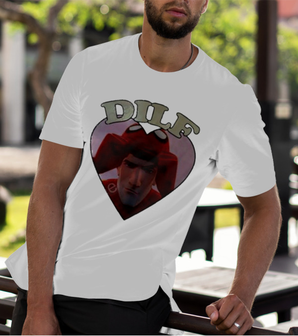 DILF Peter Mustardyardpress Merch Spider Cap Heart T-Shirt