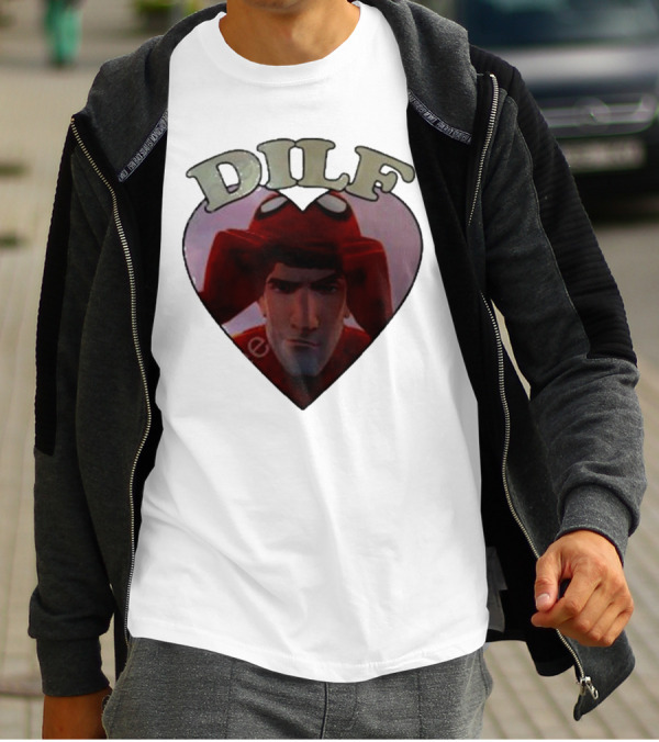 DILF Peter Mustardyardpress Merch Spider Cap Heart T-Shirt