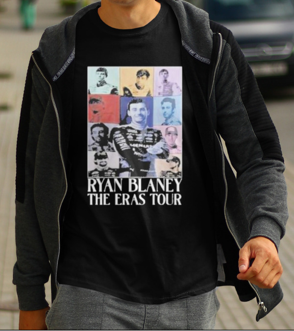 Ryan Blaney The Eras Tour Racing Collage T-Shirt
