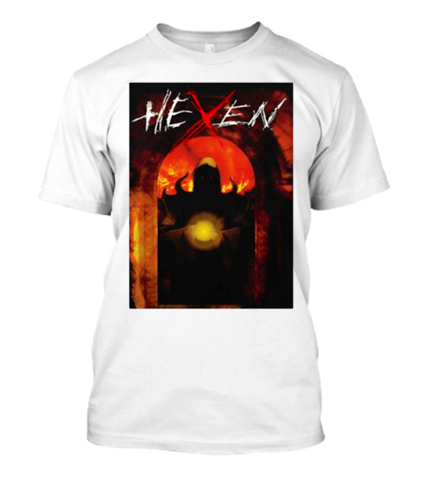 Hexen Video Game Cover Art With Demonic Figure And Glowing Orb T-Shirt