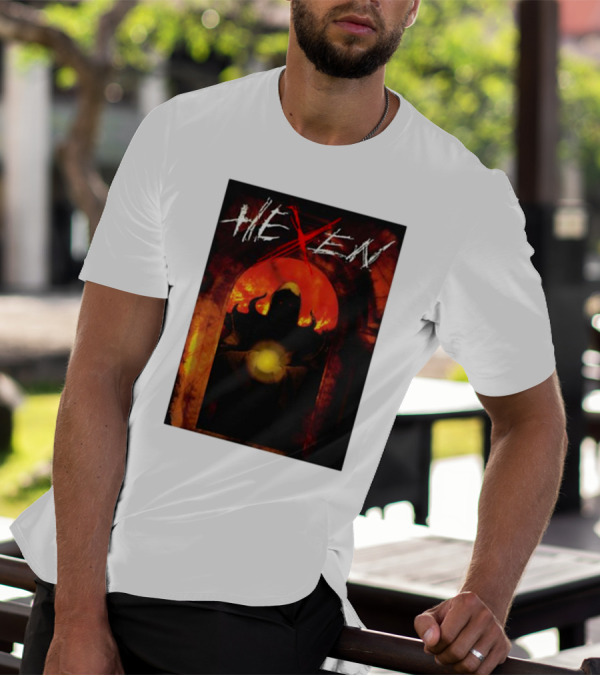 Hexen Video Game Cover Art With Demonic Figure And Glowing Orb T-Shirt