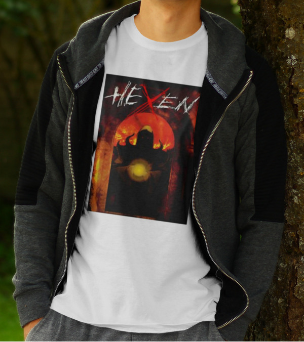 Hexen Video Game Cover Art With Demonic Figure And Glowing Orb T-Shirt