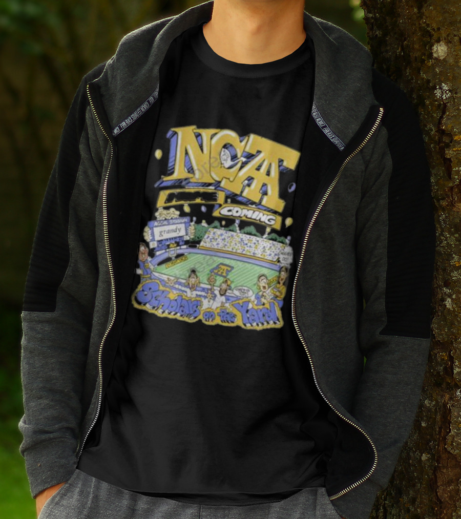 Frko X NC A&t Homecoming Scholars On The Yard Stadium Cartoon T-Shirt