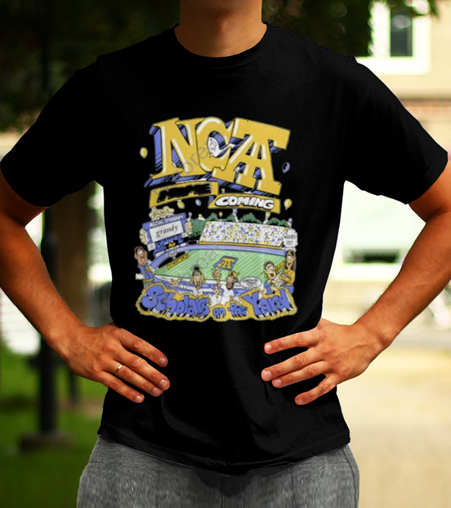 Frko X NC A&t Homecoming Scholars On The Yard Stadium Cartoon T-Shirt