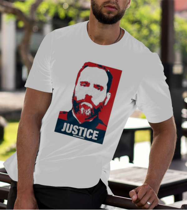 Meidastouch Store Jack Smith Justice Iconic Red And Blue T-Shirt
