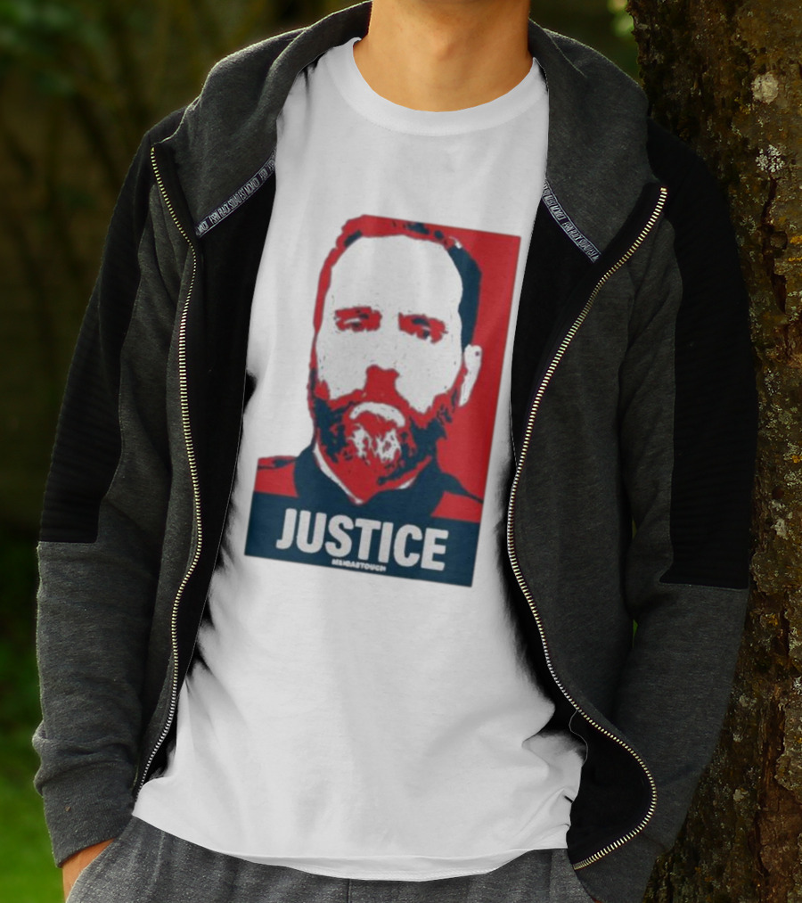 Meidastouch Store Jack Smith Justice Iconic Red And Blue T-Shirt