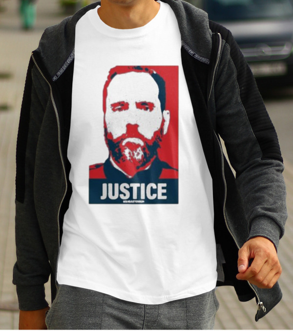 Meidastouch Store Jack Smith Justice Iconic Red And Blue T-Shirt