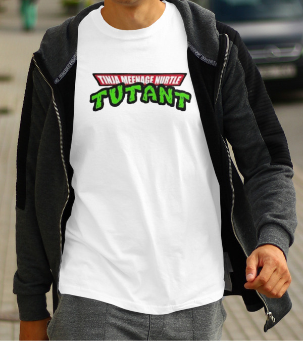 Teenhearts Tinja Meenage Nurtle Tutant Retro Green T-Shirt
