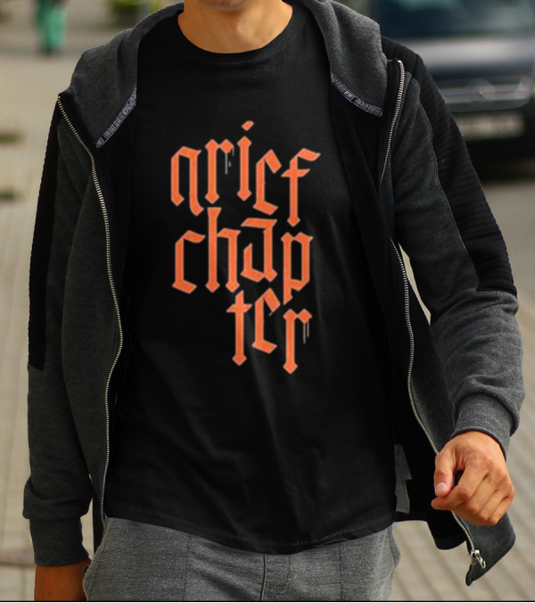 Grief Chapter Gothic Drip Text T-Shirt