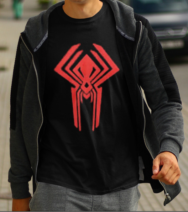 Scribbs Spider Red Emblem T-Shirt