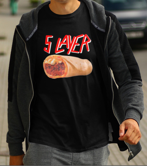 5 Layer Burrito South Of Healthy Specific Lads T-Shirt