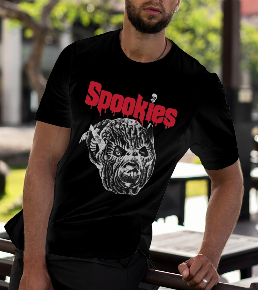 Spookies Terror Vision Creepy Monster Face Horror T-Shirt