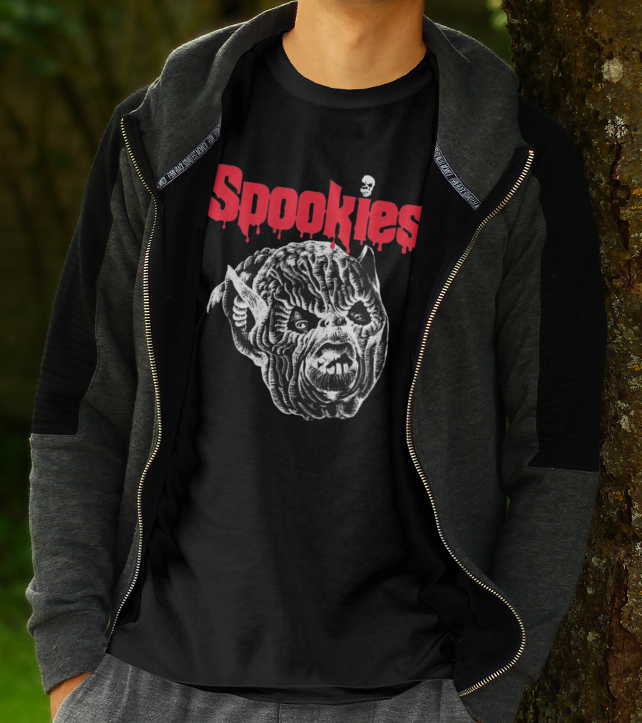 Spookies Terror Vision Creepy Monster Face Horror T-Shirt