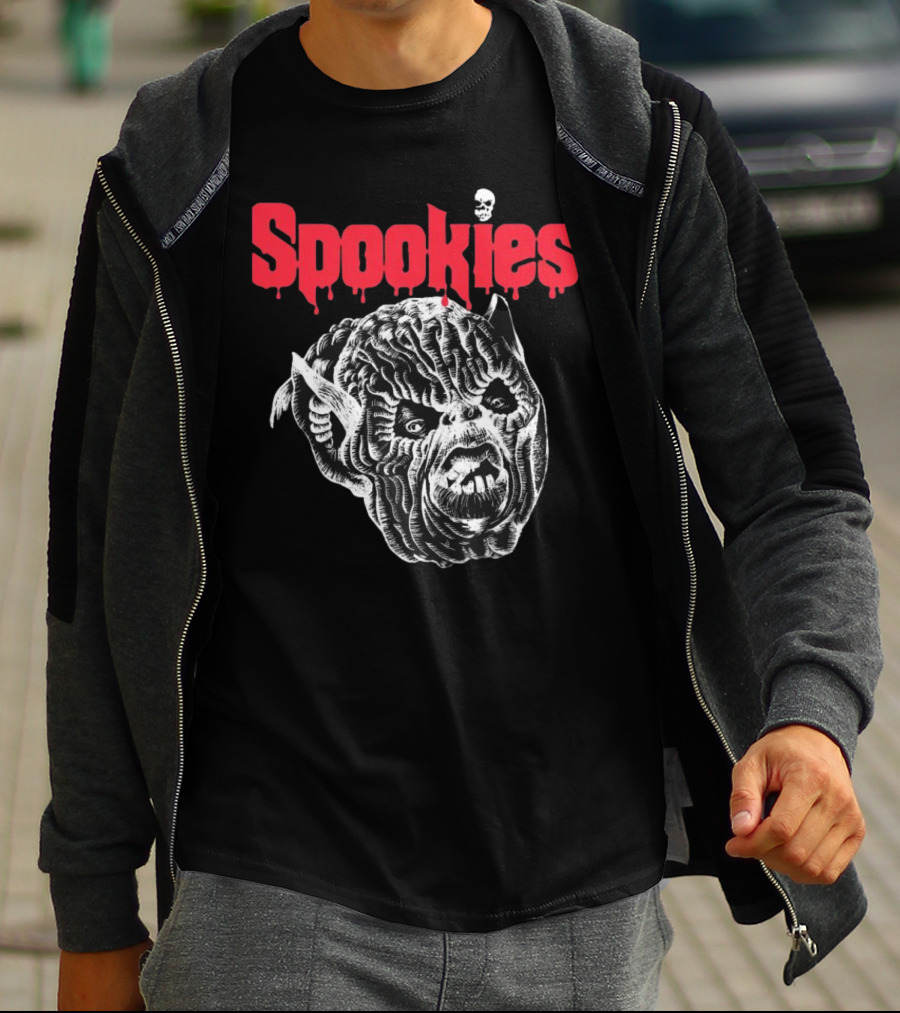 Spookies Terror Vision Creepy Monster Face Horror T-Shirt