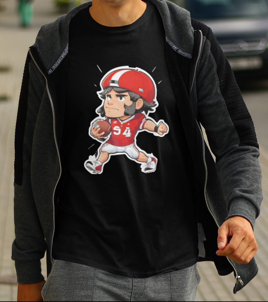 Lubby’s Funny Cartoon Football Player Stickers Essential S4 T-Shirt