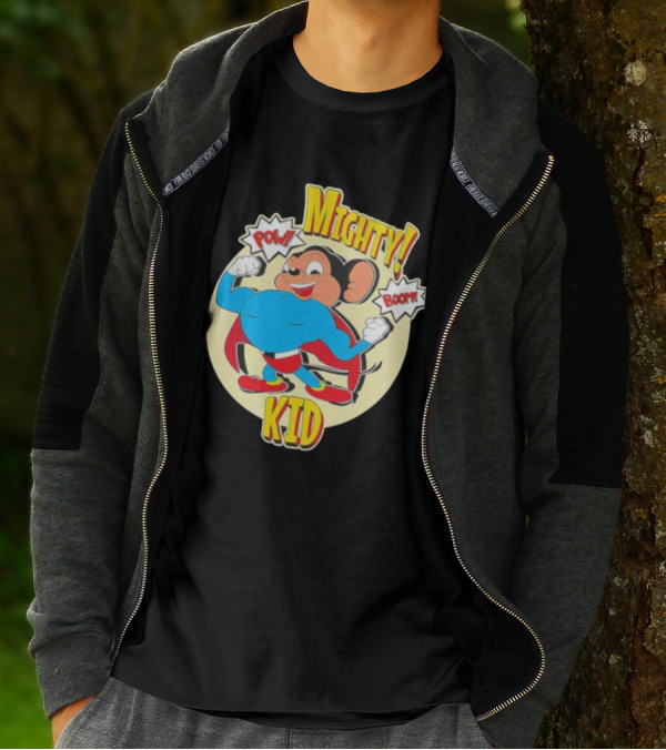 Mighty Kid Superhero Mouse Pow Boom Children's T-Shirt