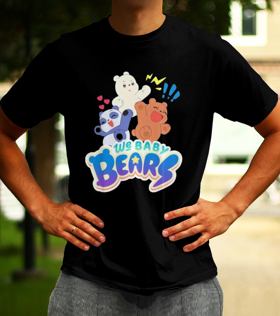We Baby Bears Trio With Happy Expressions T-Shirt