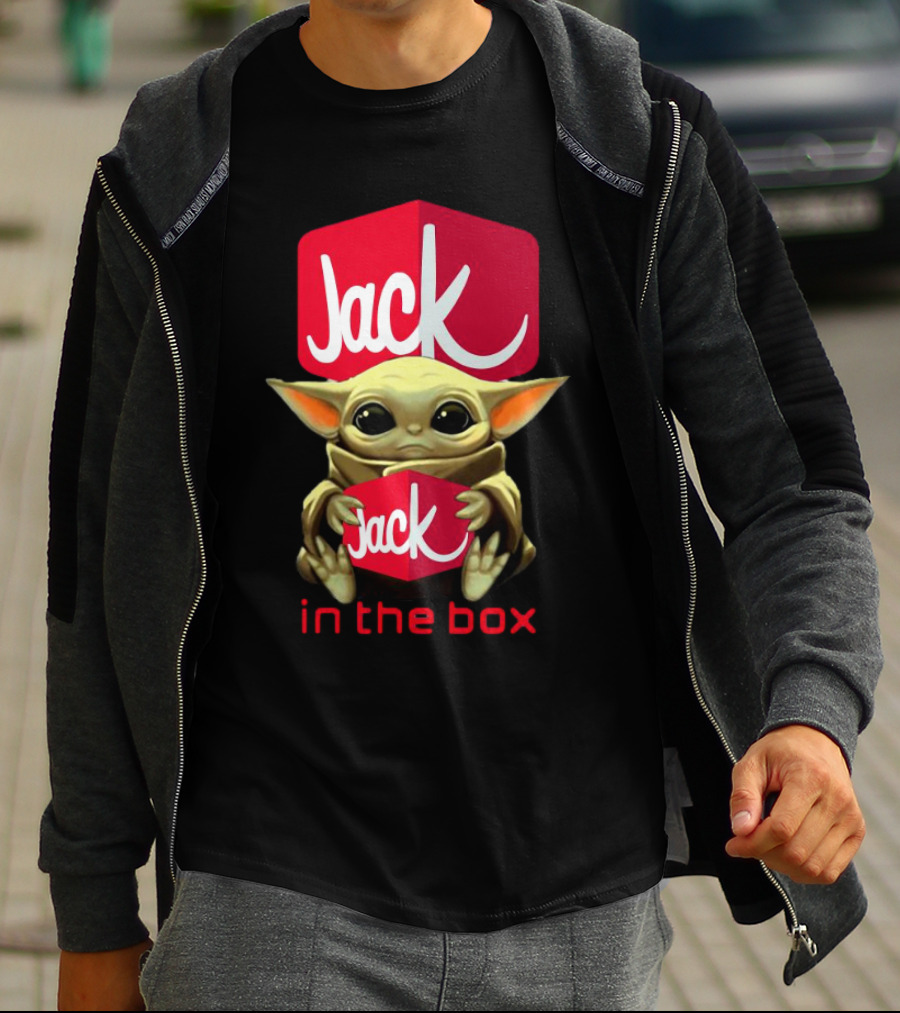 Baby Yoda Embrace Jack In The Box T-Shirt