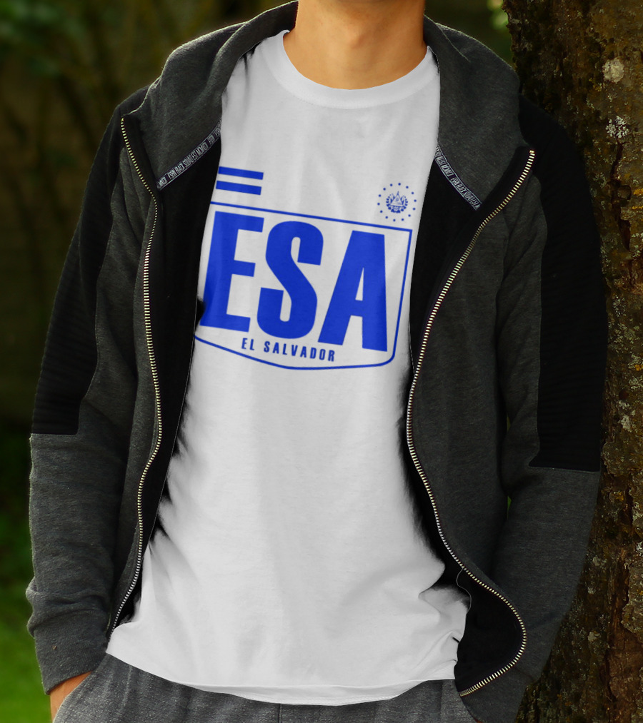 ESA El Salvador Logo Emblem With National T-Shirt