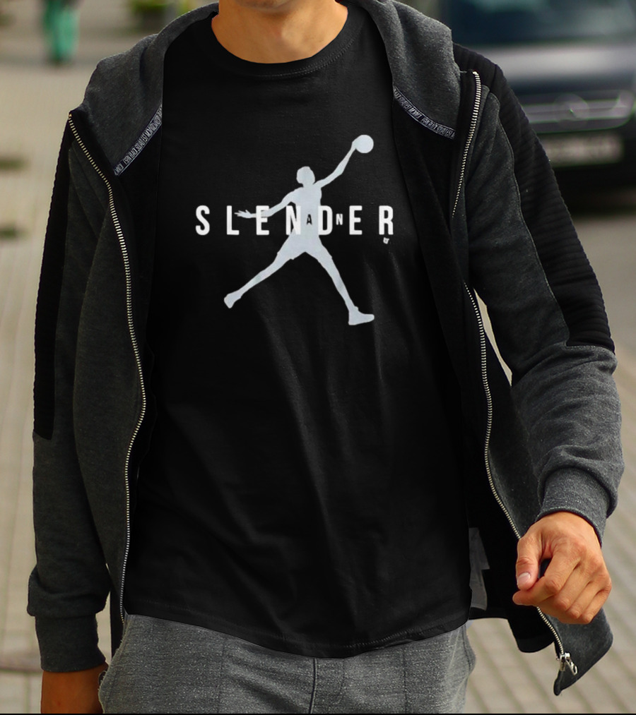 San Antonio Slender S L A N D E R Basketball T-Shirt