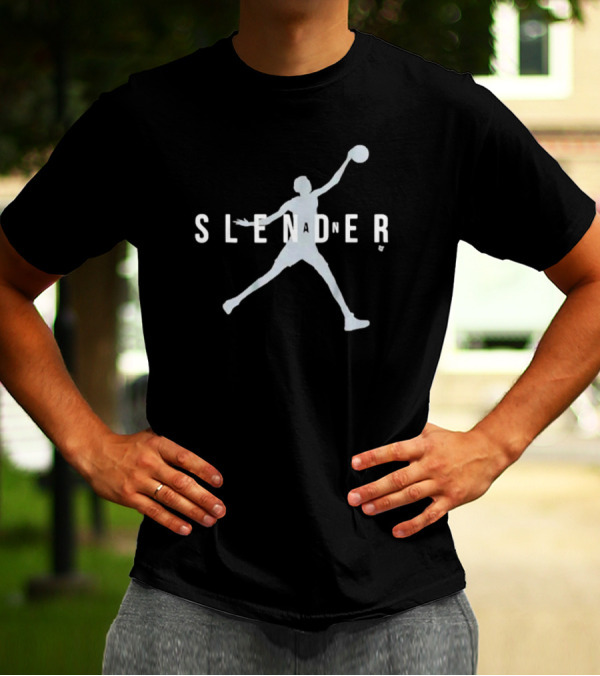 San Antonio Slender S L A N D E R Basketball T-Shirt