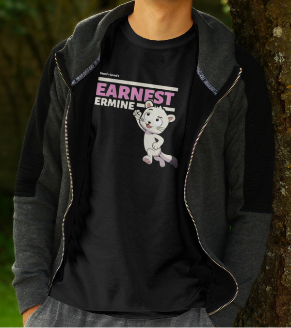 VeeFriends Earnest Ermine Character Comfort T-Shirt