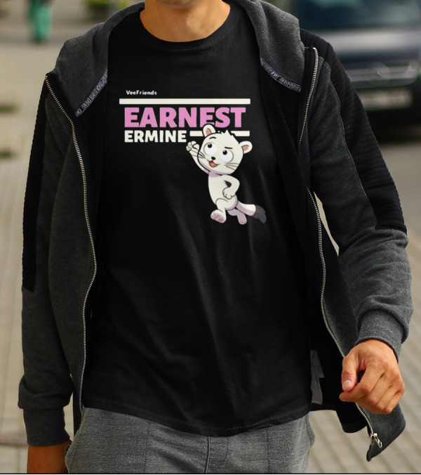 VeeFriends Earnest Ermine Character Comfort T-Shirt