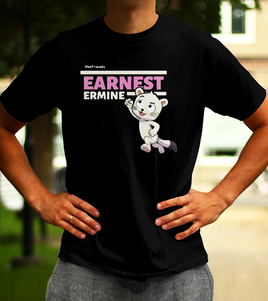 VeeFriends Earnest Ermine Character Comfort T-Shirt