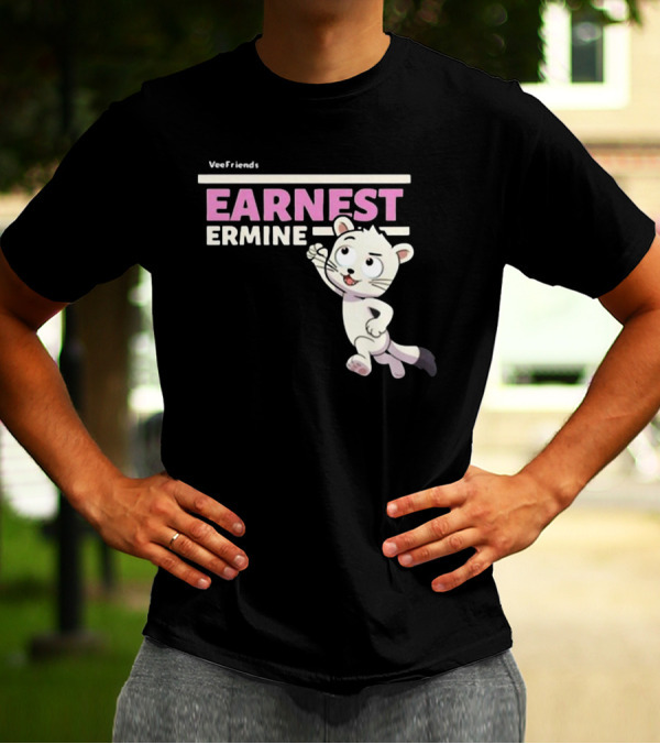 VeeFriends Earnest Ermine Character Comfort T-Shirt