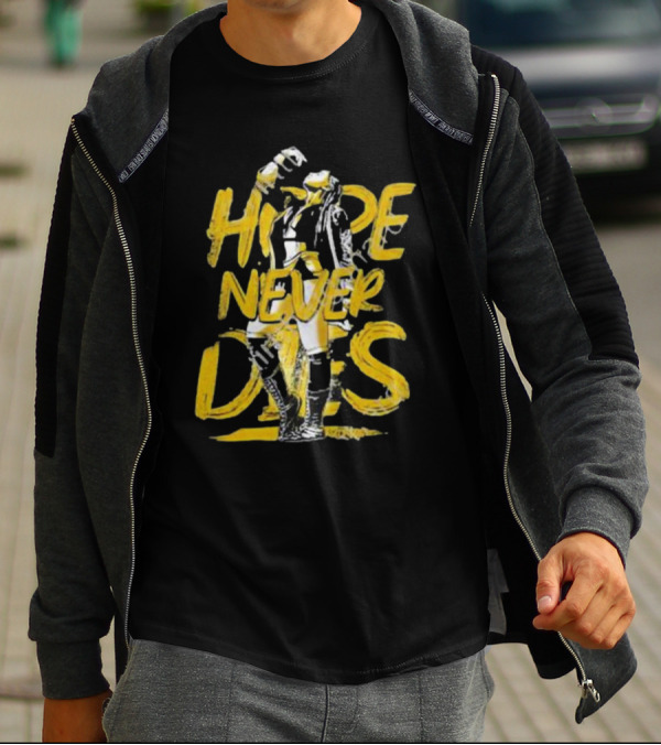 Hope Never Dies Yellow Jacket Pose T-Shirt