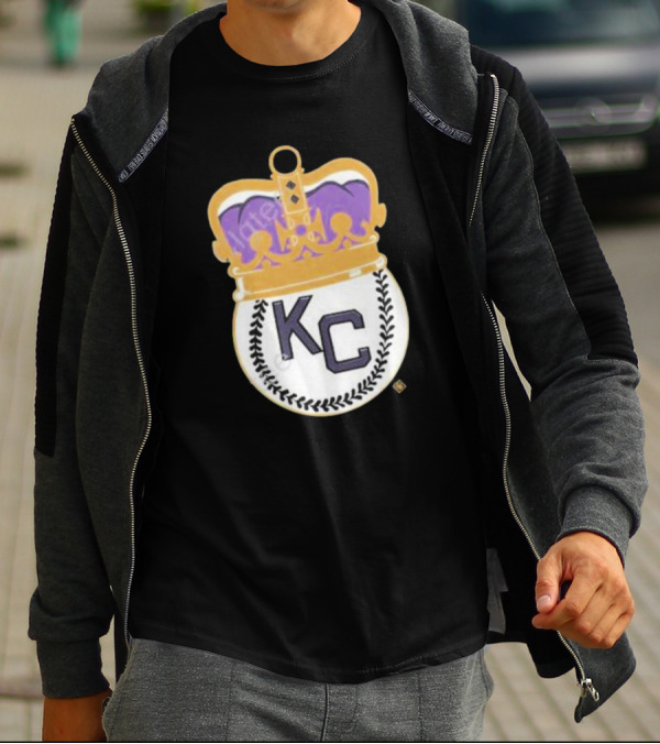 Kansas City Monarchs KC Crown Baseball T-Shirt