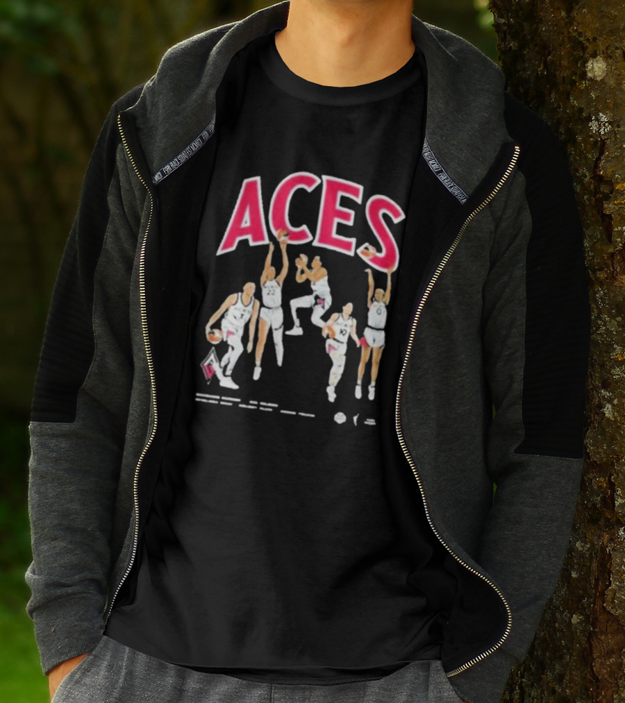 ACEs Basketball Team Players Action T-Shirt