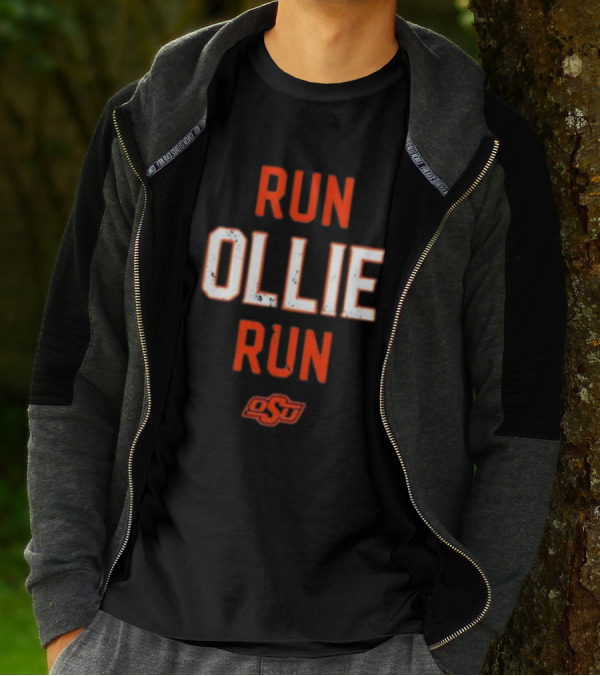 Oklahoma State University OSU Run Ollie Run T-Shirt