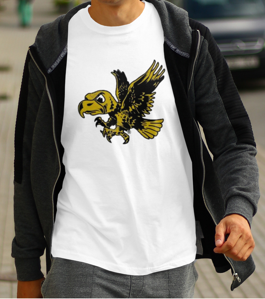 University Of Iowa Vintage Flying Herky Wall Decals T-Shirt