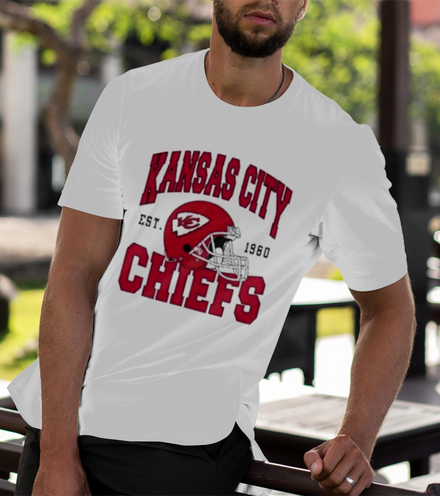 Kansas City Chiefs Est 1960 Helmet Chiefs Football T-Shirt