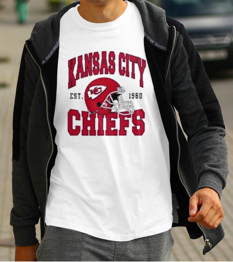 Kansas City Chiefs Est 1960 Helmet Chiefs Football T-Shirt