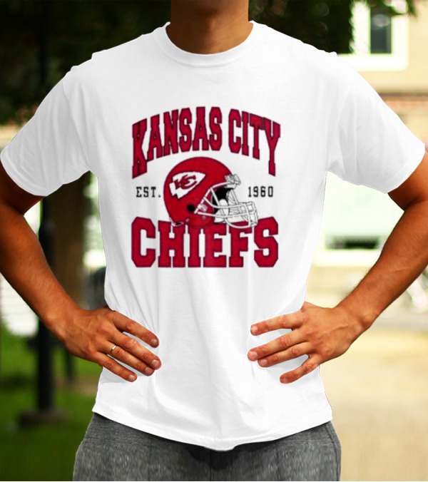 Kansas City Chiefs Est 1960 Helmet Chiefs Football T-Shirt