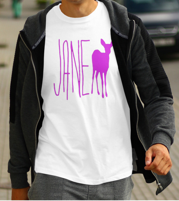 Forbidden Planet Jane Doe Pink Deer T-Shirt