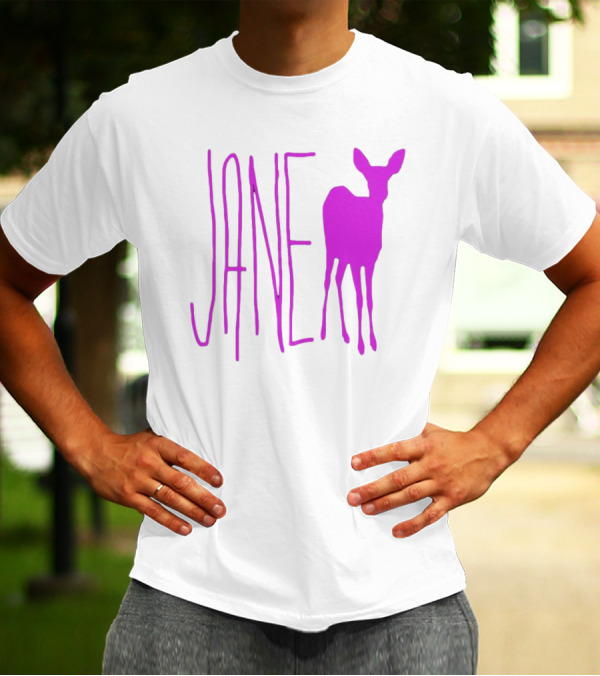 Forbidden Planet Jane Doe Pink Deer T-Shirt