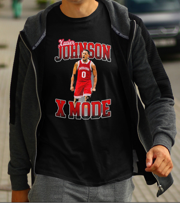 Xavier Johnson X-Mode Indiana Basketball Player T-Shirt