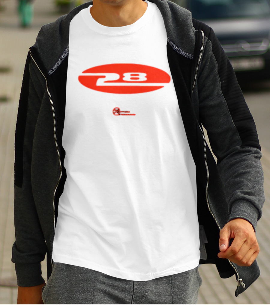 28 Official Programme Logo Red Oval T-Shirt