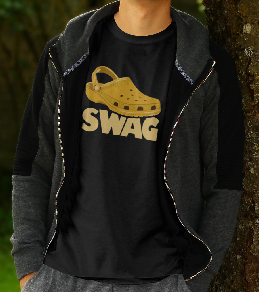 Croc Swag Yellow Clogs T-Shirt