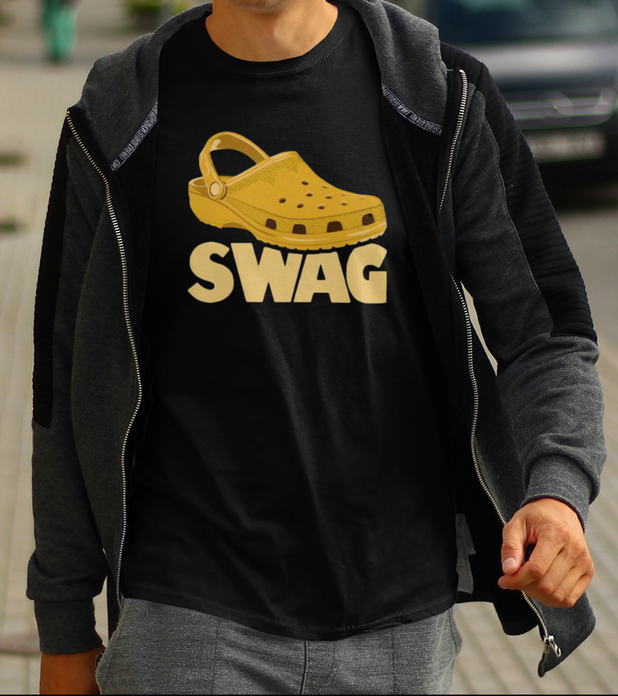 Croc Swag Yellow Clogs T-Shirt