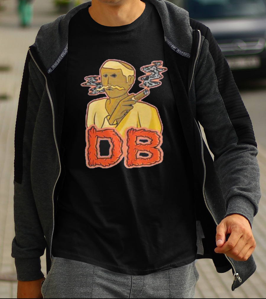 DB Character With Cigarette And Smoke T-Shirt