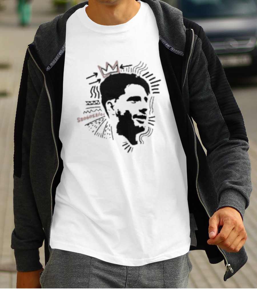 Dominik Szoboszlai Crown Graphic With Red Accents T-Shirt