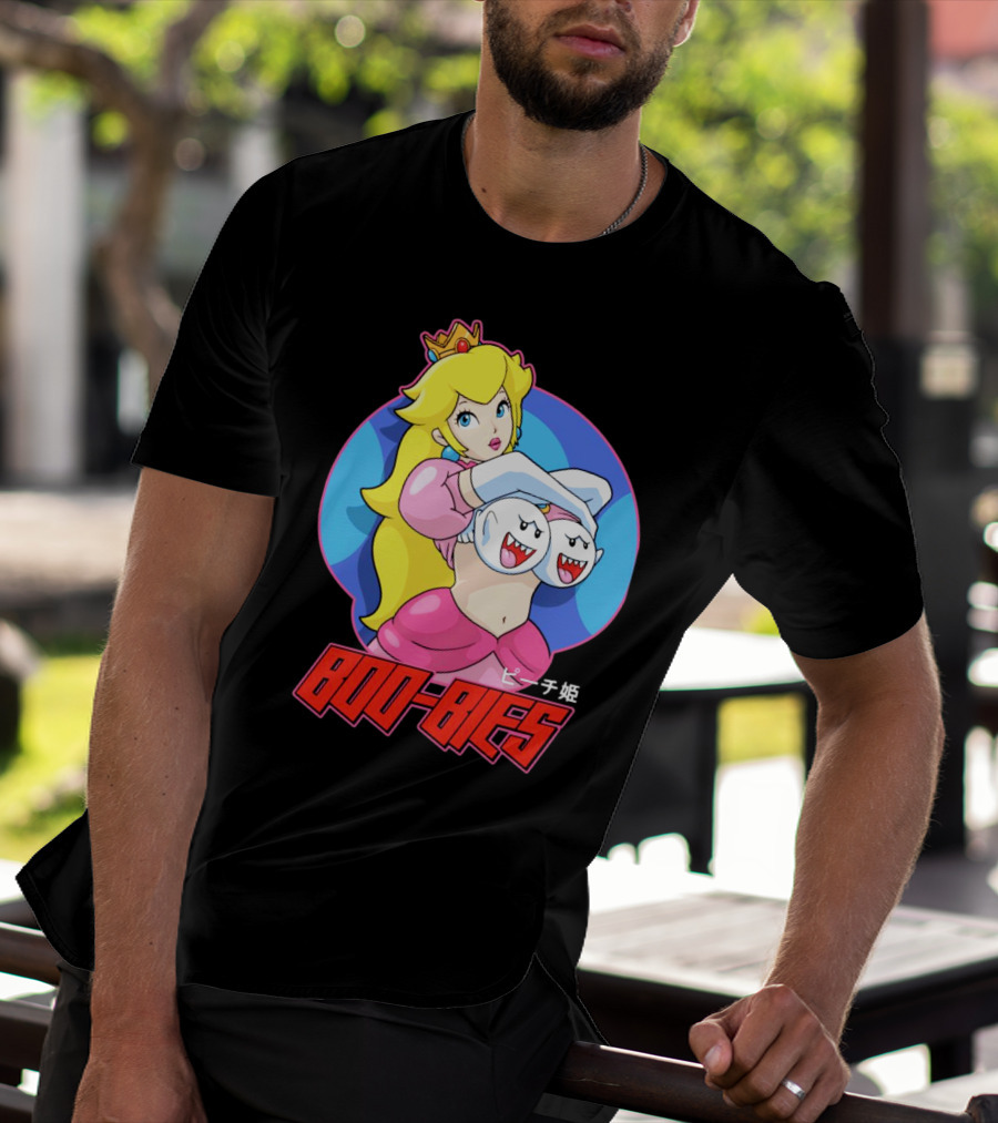 Princess Peach Boo-Bies ピーチ姫 T-Shirt