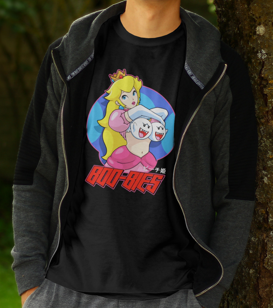 Princess Peach Boo-Bies ピーチ姫 T-Shirt