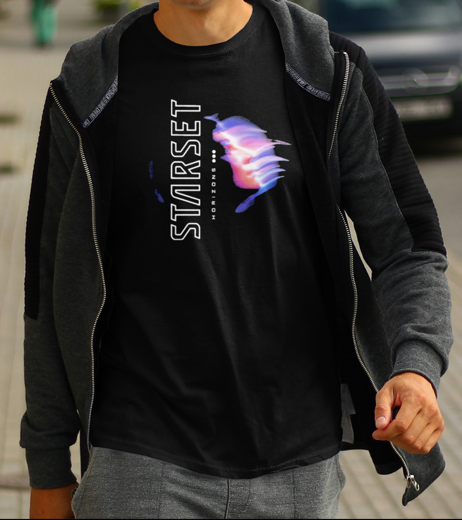 Starset Horizons Sci-Fi Aesthetic With Abstract Face T-Shirt